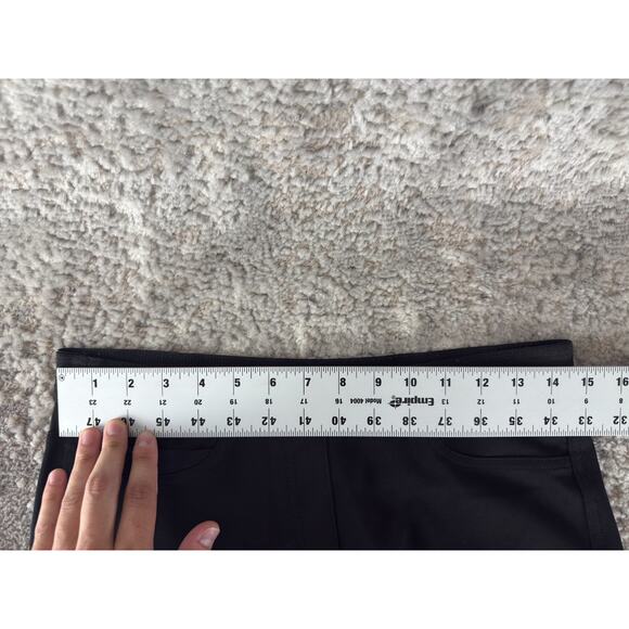 Peace Of Cloth Size S Minimalist Pants Black Pull On Elastic Waist Trousers - Picture 4 of 10